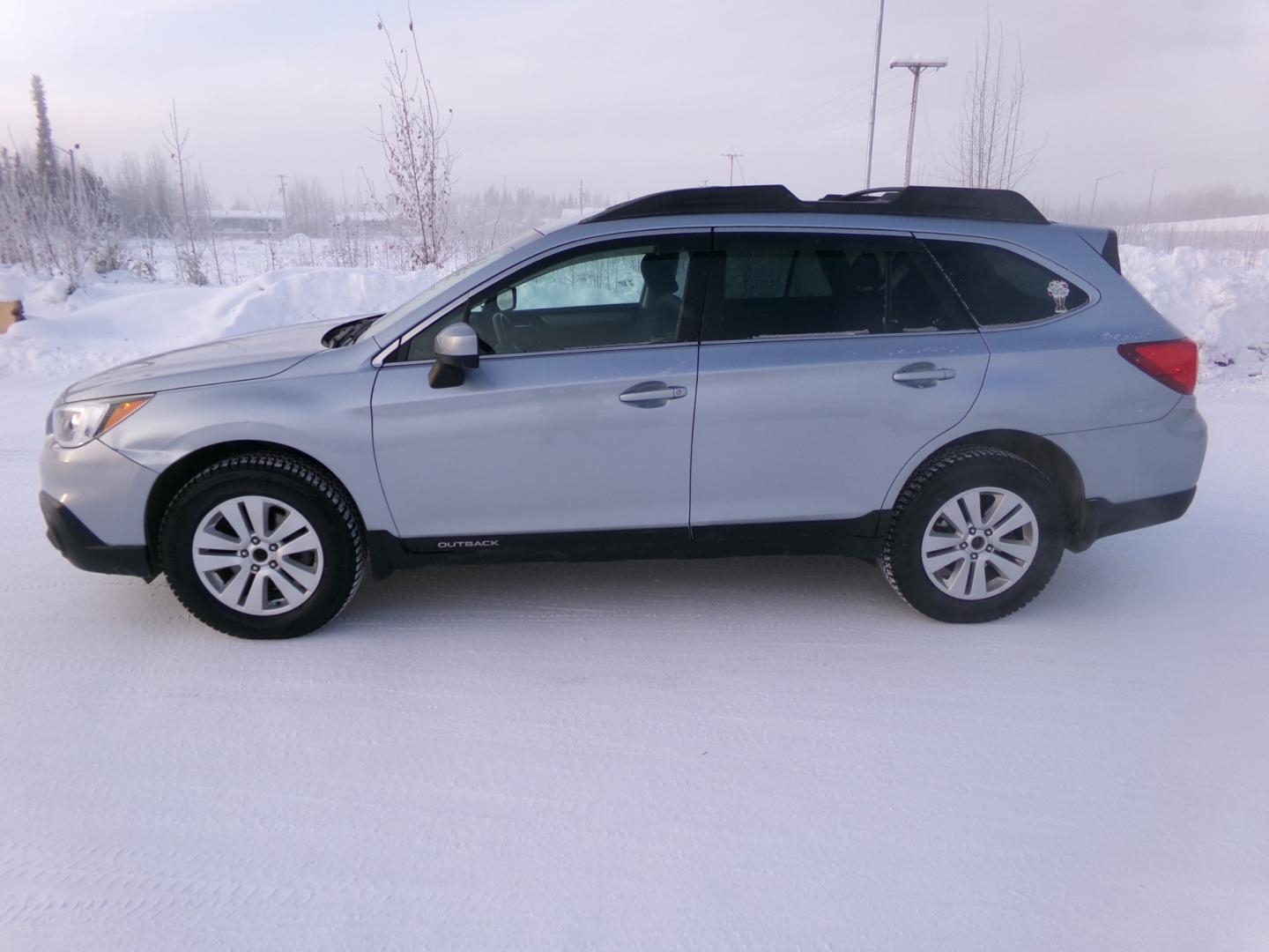 2015 Silver Subaru Outback 2.5i Premium (4S4BSACC9F3) with an 2.5L H4 DOHC 16V engine, 6-Speed Automatic transmission, located at 2630 Philips Field Rd., Fairbanks, AK, 99709, (907) 458-0593, 64.848068, -147.780609 - Photo#2